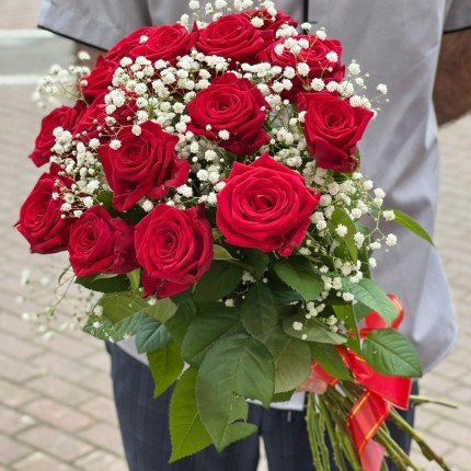 Цветы на 14 февраля любимой с доставкой в по Наро-Фоминску